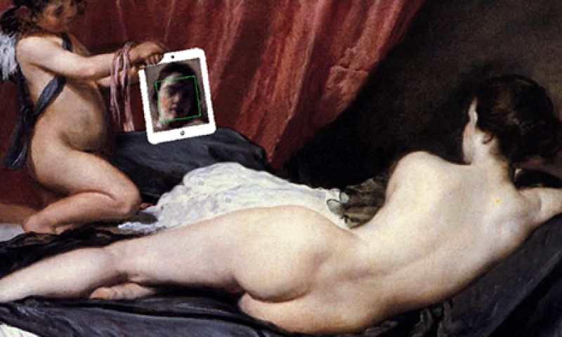 Kunst houdt ons een spiegel - eh - iPad voor