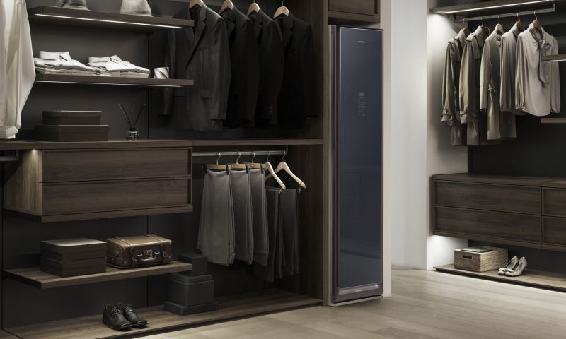AirDresser stoomkast stomen kleding thuis samsung kledingkast lg styler
