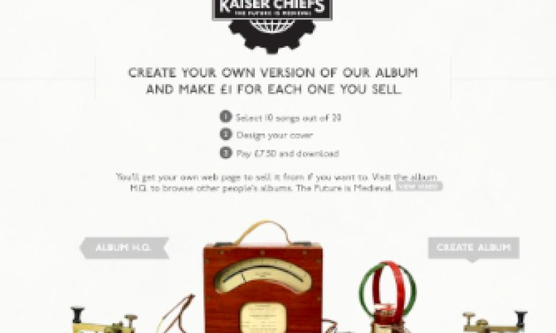 Verkoop je eigen Kaiser Chiefs-album