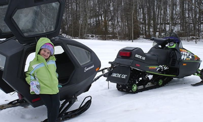 Equinox: aanhanger voor je sneeuwscooter