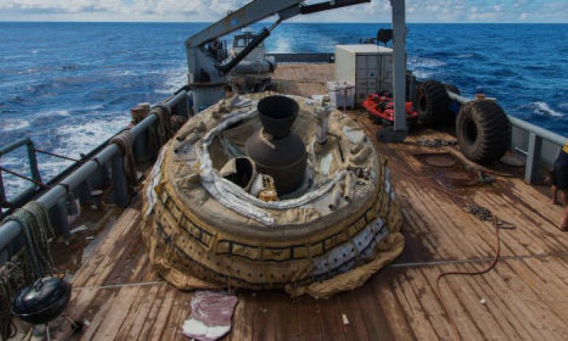 NASA test vliegende schotel met succes - op de landing na