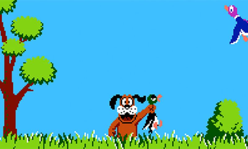 We eten eend met kerst: Duck Hunt naar de Wii U