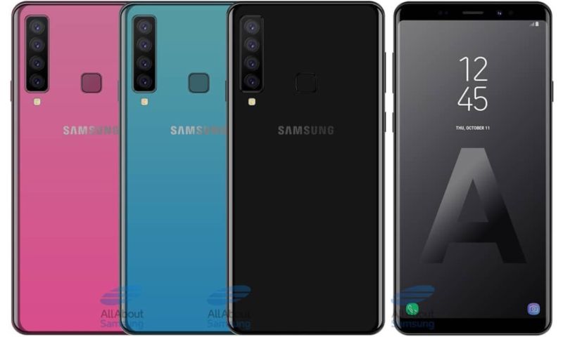 samsung telefoon vier camera's galaxy A9