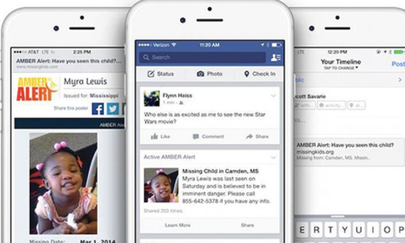 Amber Alerts vanaf nu voor alle Nederlandse Facebook-gebruikers