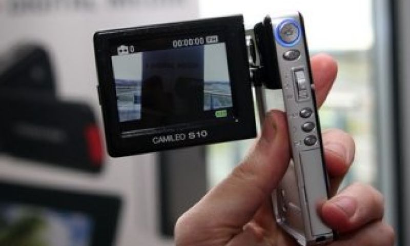 Mini-camcorder Toshiba filmt Full HD