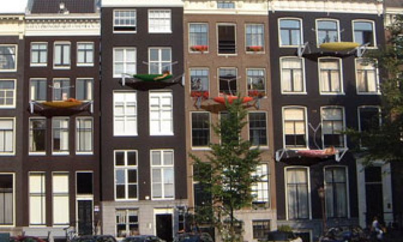 Hangmat aan de gevel