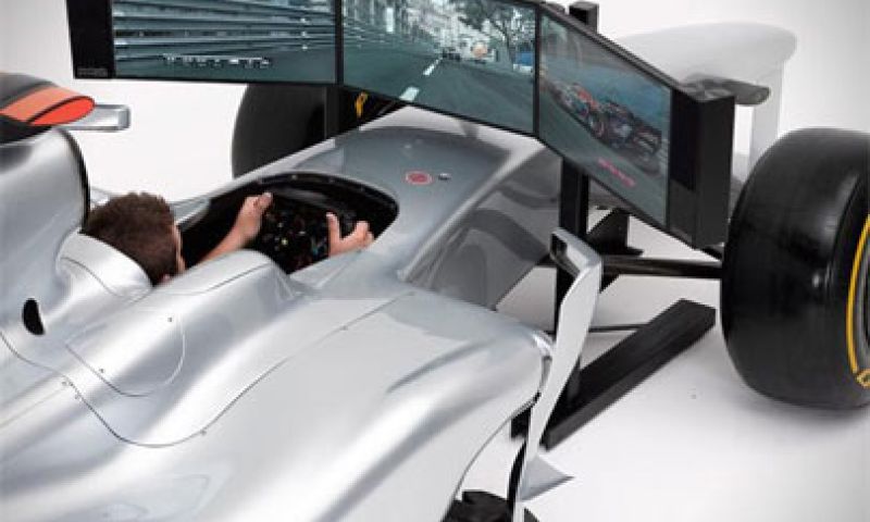 Full size Formule 1 simulator voor thuis