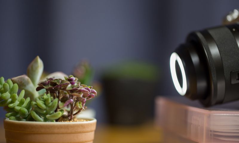 Canon maakt lens met ingebouwde lamp