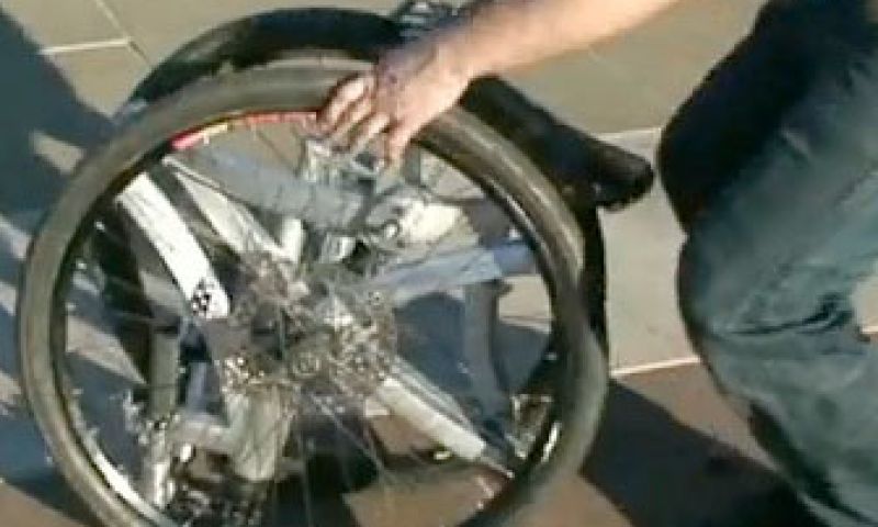 Vouwfiets past in eigen wiel