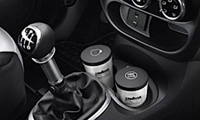 Koffiepot naast de pook