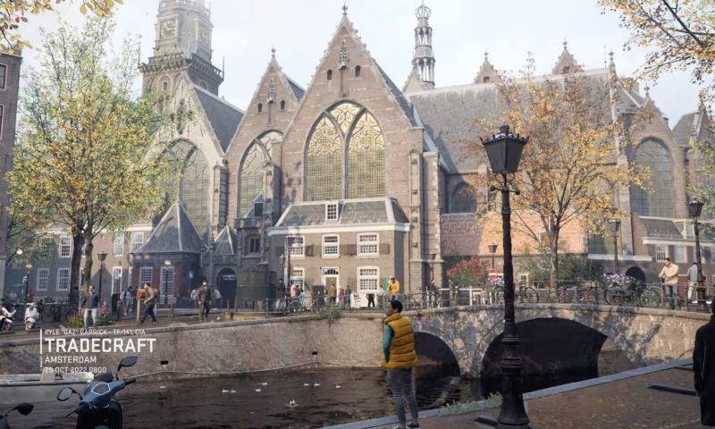 amsterdam oude kerk call of duty modern warfare 2 game playstation xbox