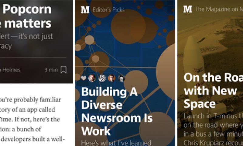 Medium: strakke app voor verhalen lezen