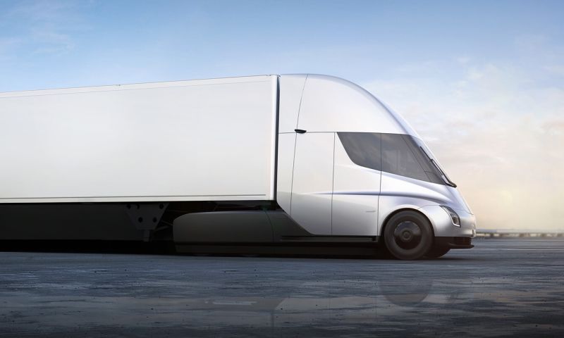 tesla vrachtwagen elektrische truck