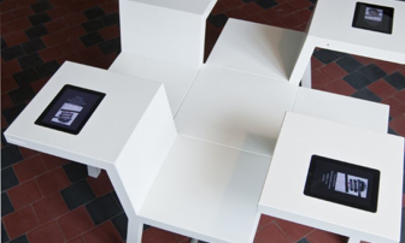 De interactieve iPad-tafel