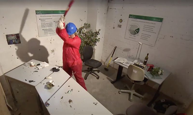 Sloopkamer om eens lekker af te reageren