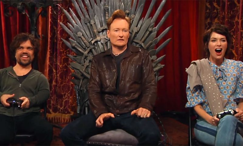 Video: Conan O'Brien speelt Overwatch met Game of Thrones-sterren