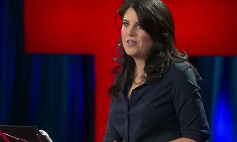 Monica Lewinsky strijdt tegen internetpesten