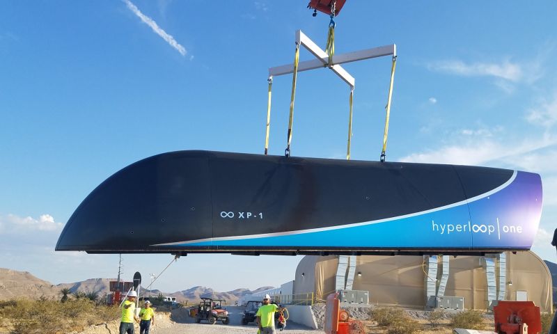 Hyperloop One rijdt succesvol eerste volledige testrit