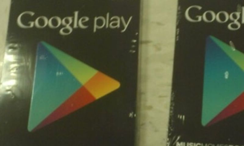 Google komt met cadeaubonnen voor Play Store 