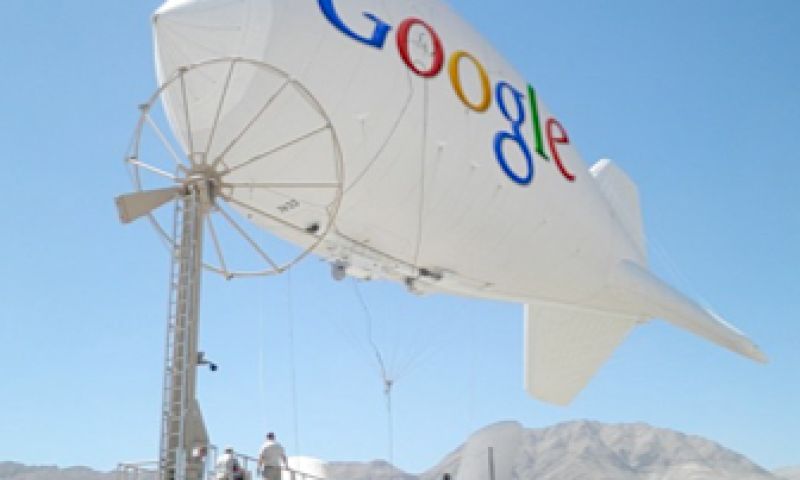 Google gaat afgelegen gebieden vanuit de wolken internet bieden