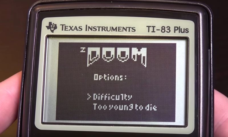 Video: Doom spelen op een grafische rekenmachine