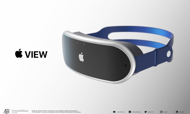 apple bril headset ar vision