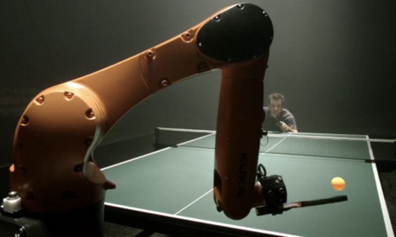 Jammer: deze twee pingpongrobots zijn nep