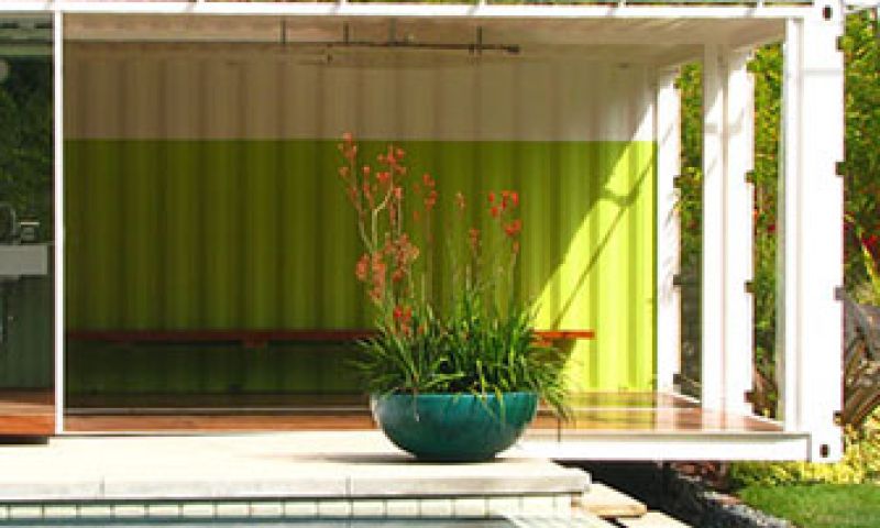 Groene containerwoningen 