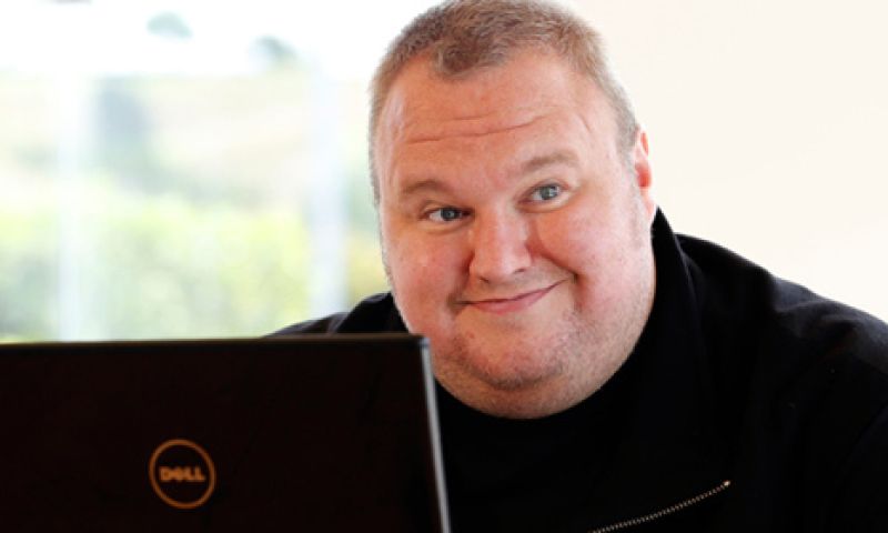 Kim Dotcom 'blut' maar nog wel vrij man