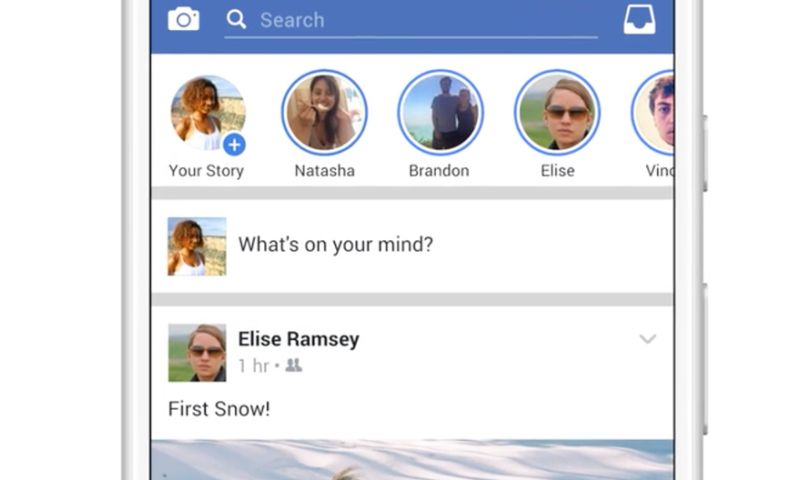 Facebook-app krijgt ook van Snapchat gekopieerde Stories-functie