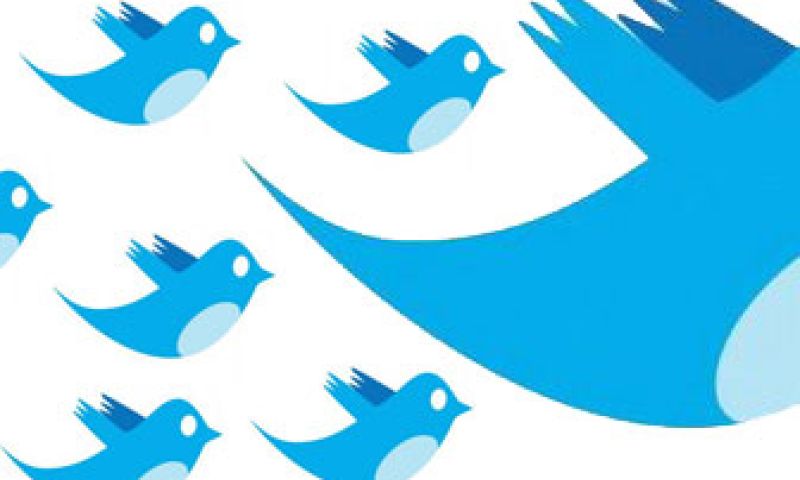 Veel twitteraars twitteren niet