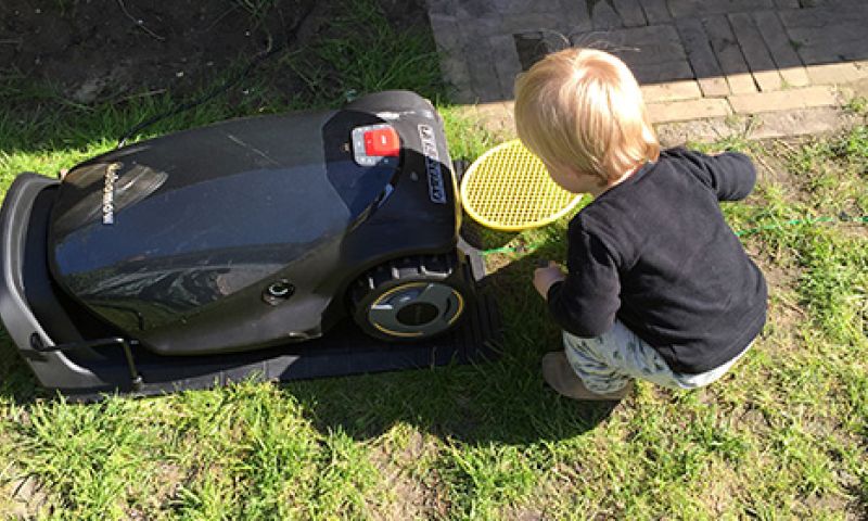 Duurtest Robomow deel 3: hij houdt niet van rommel op je gazon