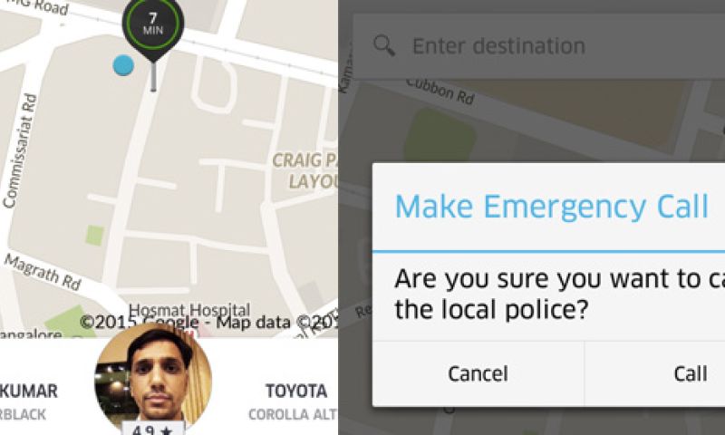 Taxidienst Uber begint uitrol van SOS-knop in India
