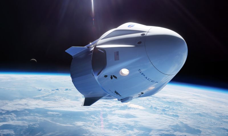 SpaceX brengt over twee jaar toeristen de ruimte in met Crew Dragon-capsule