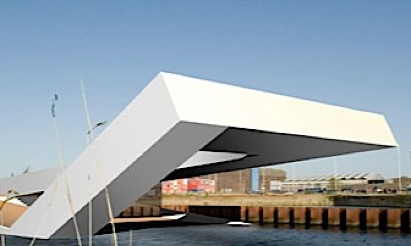 Drijvend strand in Amsterdam