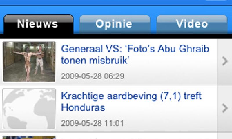 Volkskrant brengt drie iPhone apps uit