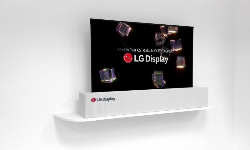 'LG brengt oprolbare tv op de markt in 2019'