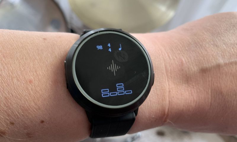 muzikant smartwatch Soundbrenner Core Steel horloge muzikanten muziek