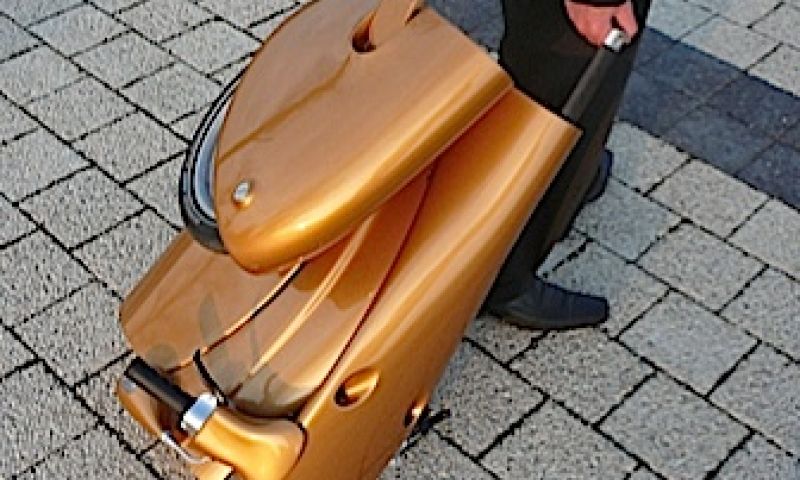 Zet je scooter maar in de kast