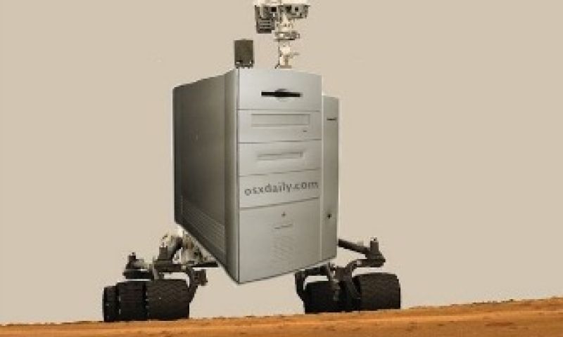 Marsrover Curiosity eigenlijk een 15 jaar oude PowerMac G3