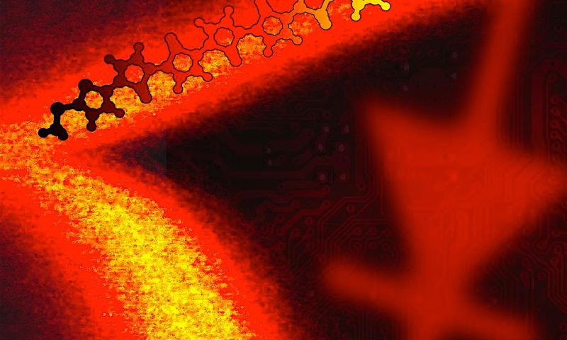 Kleinste diode gemaakt van DNA is stap naar moleculaire pc