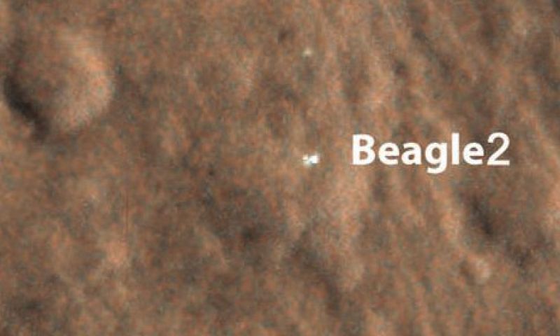 Beagle 2-lander na 11 jaar gevonden op Mars