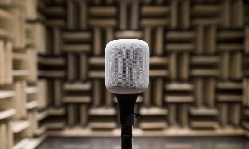 Apple geruchten HomePod beeldscherm display netwerk adapter