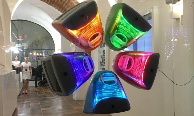 Apple Museum in Praag toont de geschiedenis van het bedrijf