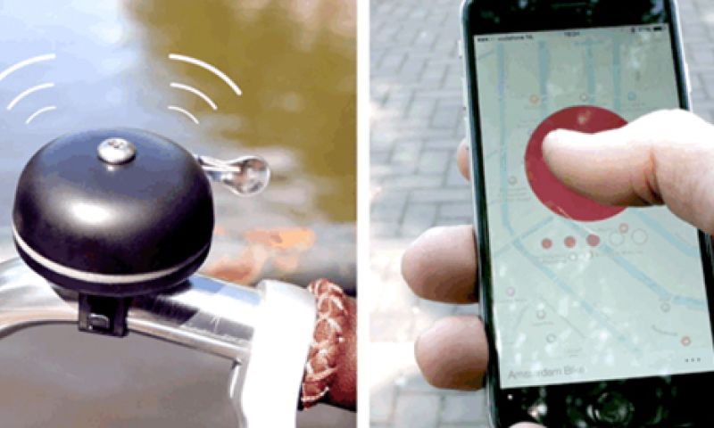 Eerste Bluetooth-fietsbel staat nu op Kickstarter