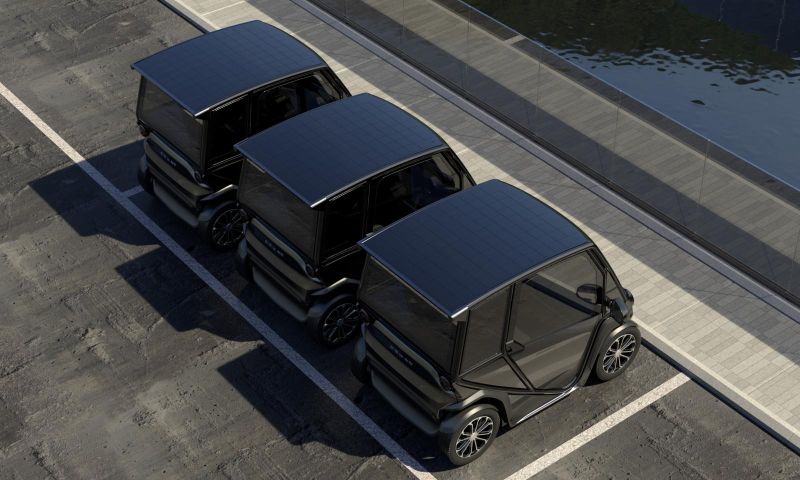 Stadsautootje squad zonnepanelen zonne-energie