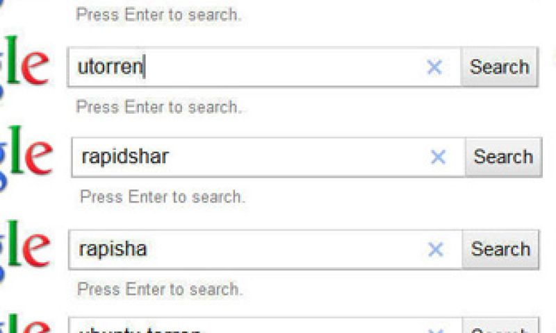 Google censureert downloadsites uit suggesties