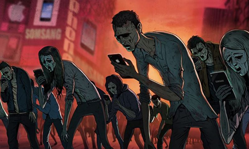 De digitale wereld op z'n somberst geïllustreerd