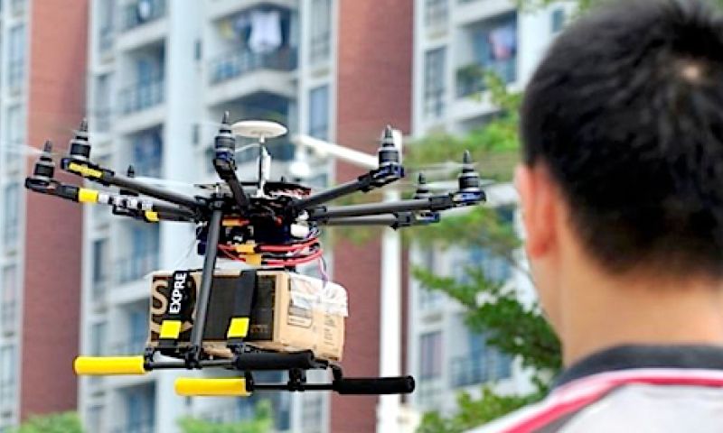 Chinese drones gaan mogelijk post bezorgen