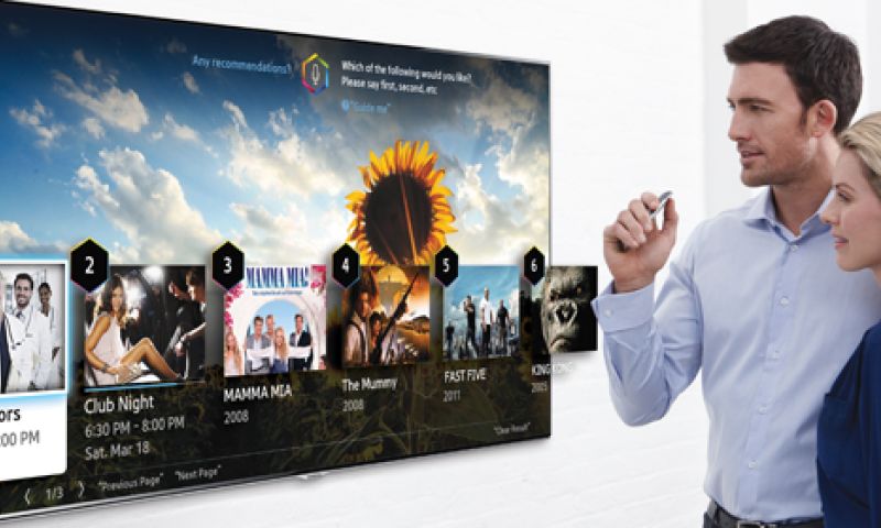 Nieuwe Samsung-tv's bestuur je met je vinger